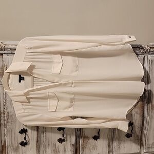 Ann Taylor White/Cream Blouse